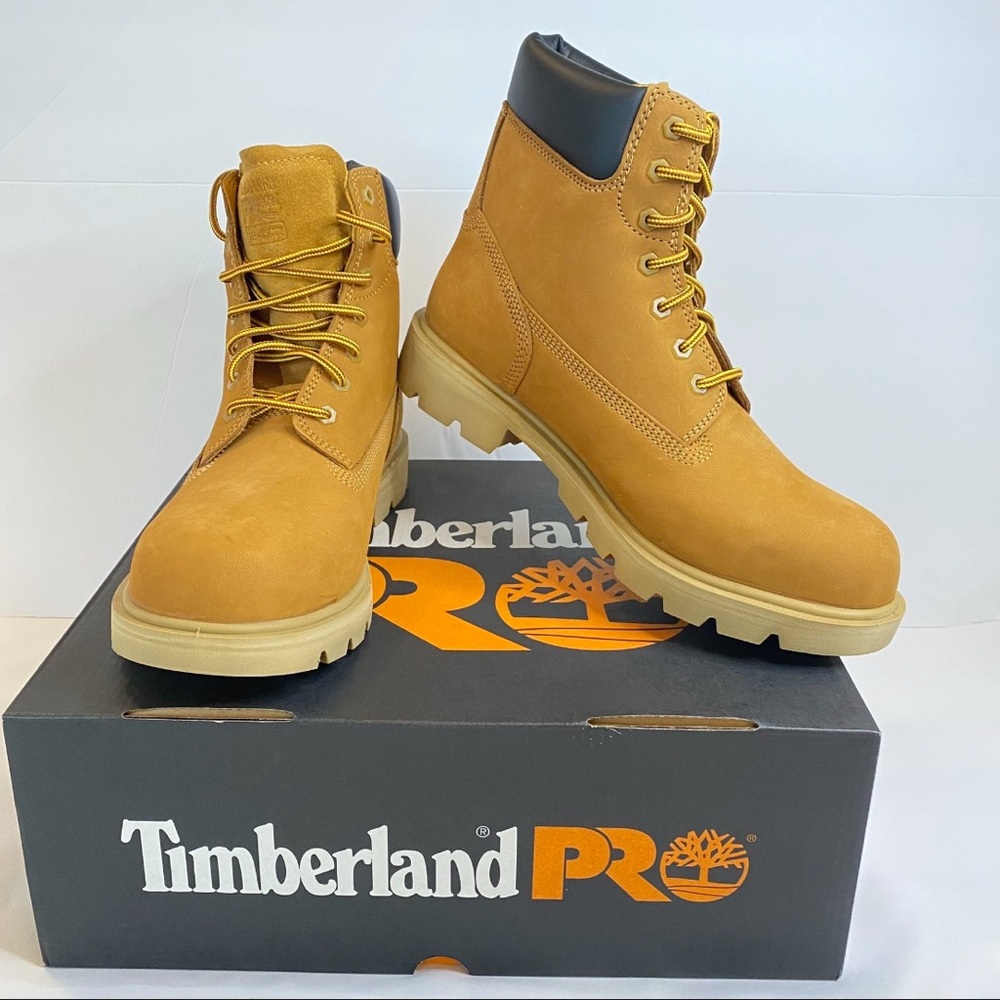 Timberland PRO Wheat Leather Boots 6”
